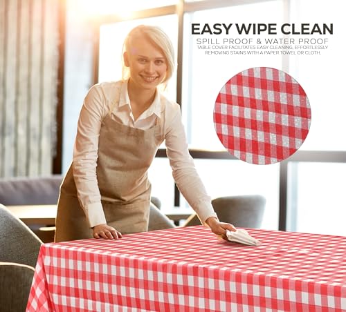 Nappe jetable rectangulaire anti-tache pour protéger vos tables de fête - 7