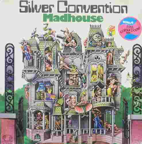Silver Convention Madhouse - OT 28222 - English LP Vinyl Record Highly demanded 90s Black Coloured Vinyl 12” with in superhit song, Michael Kunze, Sylvester Levay