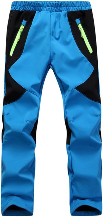 CATERTO Youth Snow Pants with Reinforced Knees and Seat,Warm Climbing Trousers For Boys and Girls