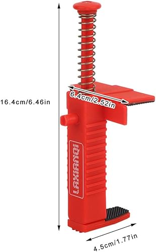 Miniatura 2 de Herramientas de fontanero de revestimiento de ladrillo 2PCS Herramienta de medición de nivelación de ladrillos para construcción de edificios (rojo)