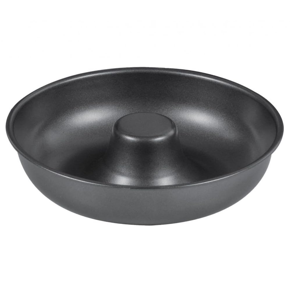 Stampo Ciambella Antiaderente con Tubo - Teglia Ciambellone - Stampo per Torte - Teglia Ciambella da Forno in Acciaio con Rivestimento Antiaderente - 21 cm