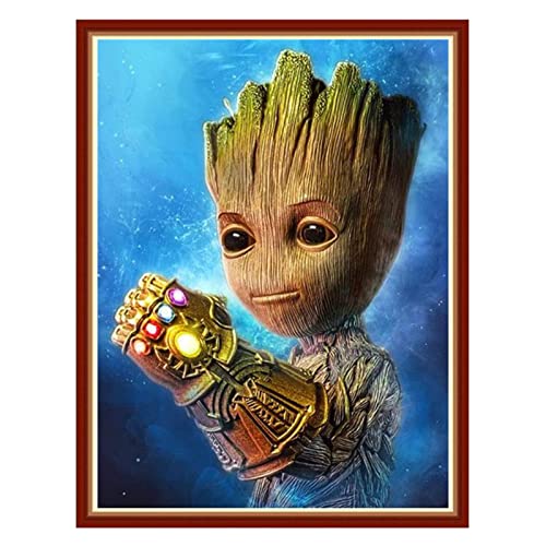 Disxvivy Cross Stitch Stamped Full Embroidery Kits Diy 11Ct Cotton Thread Printed Diy Needlepoint Kits Dmc Craft Needlework Set Cross-Stitch Stamped Sets-Groot 15.7×21.3 Inchs #TOP19