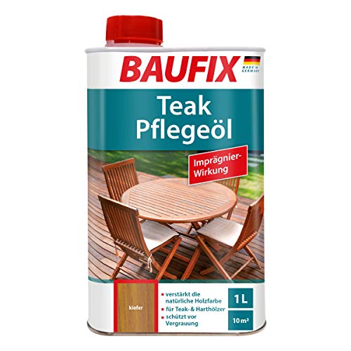 Preisvergleich Produktbild BAUFIX Teak Pflegeöl, kiefer, 1L