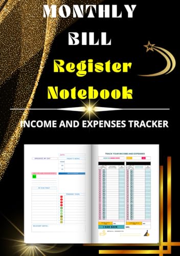 Bill & Payment Register Notebook: Monthly bill organizer Check list Expense book // Expenses tracker and bills organizer // Home finance books and organizer accounting