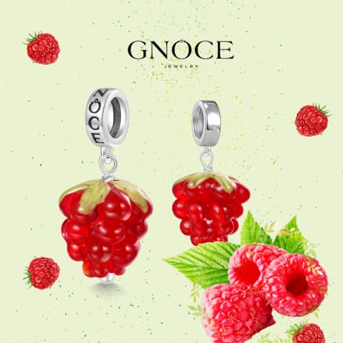 Image of GNOCE Food Themed Charm Beads Fit Charm Bracelet Necklace for Women