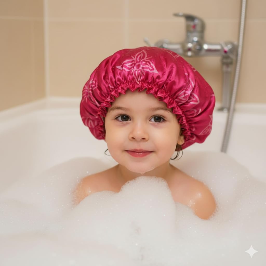 Wicked Glinda - Confezione regalo da bagno in schiuma rosa, burro per il corpo e cuffia da doccia, prodotto con licenza ufficiale Wicked