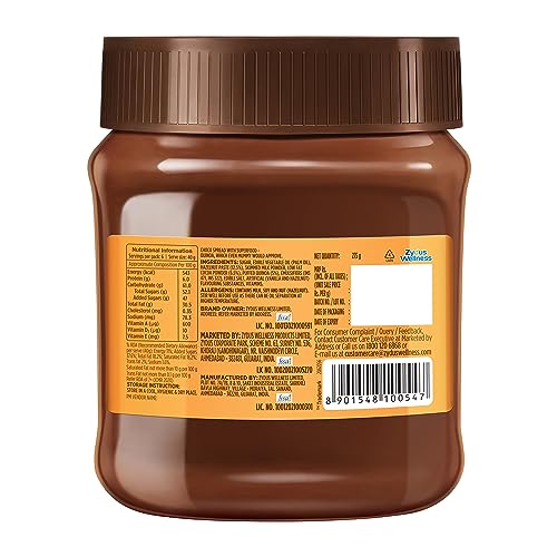 Image of Nutralite Choco Spread Crunchy 275g| With Protein-Rich Quinoa | Premium Chocolate and Real Hazelnuts | Tasty and Healthy Chocolate Spread | For Tasty & Healthy Breakfast | Use as Dip or Spread