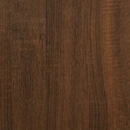 Armario de madera efecto roble con patas de metal estables 7