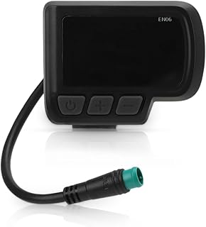 Electric Bicycle LCD Display Meter, 5 Pin En06 Waterproof USB Power Speed Display Electric Bike Part, 24V 36V 48V Bike Conversion LCD Instrument for E Bike Electric Bike Scooter