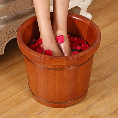 Barril de madera para spa de pies y pedicura miniatura 2