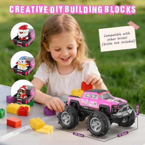 Vexyra Voiture Télécommandée Tout Terrain Amphibie, 2,4 GHz 1:18 Monster Truck Télécommandé avec Capteur de Gestes, 4WD 8,5 km/h RC Car avec Lumière LED et 2 Batteries Cadeau de Noël Enfants 6-12 Ans – vue 8