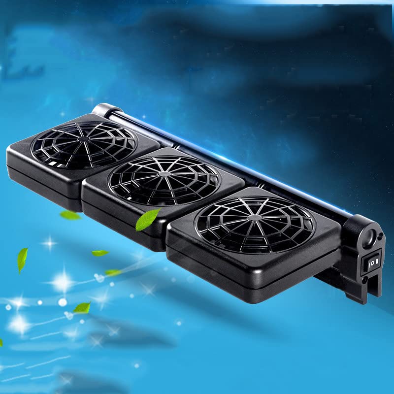 Image of LONDAFISH Aquarium Chillers Aquarium Fan Fish Tank Cooling Fan System for Salt Fresh Water (3 Fan)