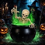 XXL Halloween Hexenkessel Groß Mit Nebel, Ultraschall Vernebler