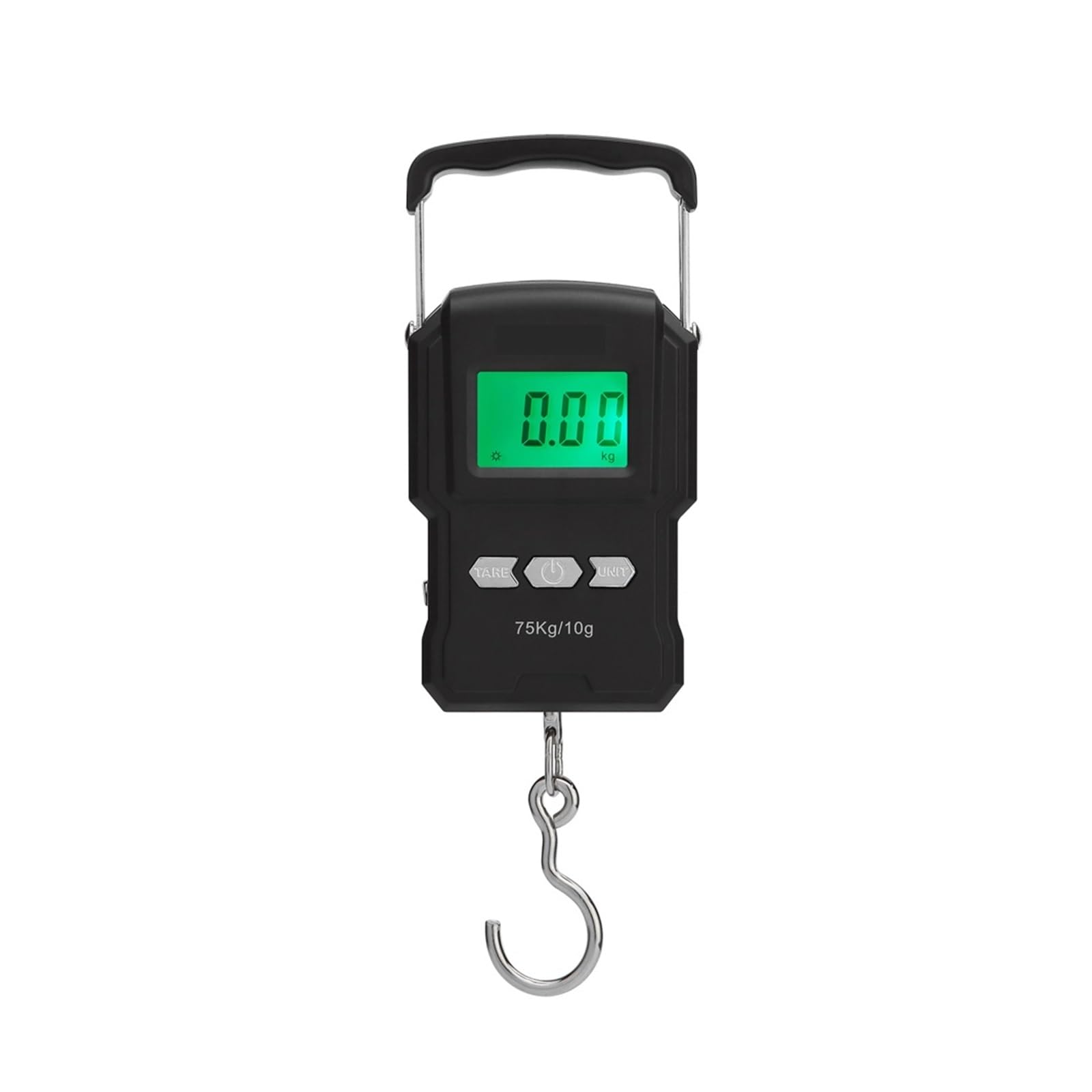 Bilancia da viaggio portatile LCD digitale pesca con bilancia appendere for valigie, bagagli, peso, strumento elettronico for pesare 75 kg/10 g 50 kg/5 per edilizia, fabbrica(75Kg)
