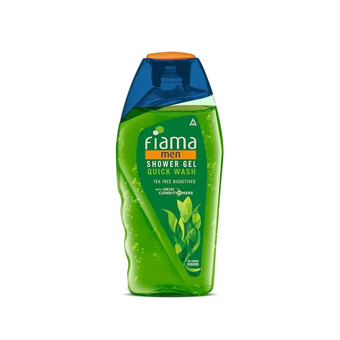 Fiama Men Body Wash Shower Gel Quick Wash, 250ml, Body Wash for Men with Skin Conditioners for Moisturised, Soft & Refreshed Skin, Mens Moisurising Bodywash for Dry Skin