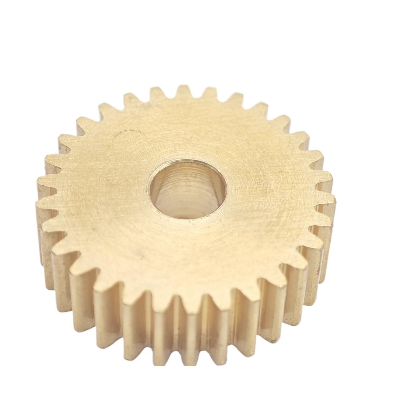 GTPBAO Pignon cylindrique en laiton, module 0,6, 160 dents ; engrenage droit plat 0,6M 160T, dents droites, épaisseur 5 mm arbre matériel(20mm bore)