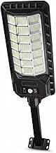 Lampione Solare 2000W 336 LED da Esterno con Sensore Movimento e Crepuscolare, IP65 Impermeabile, Pannello Monocristallino, Batteria Litio 12h, Luce Solare per Giardino, Cortile, Strada