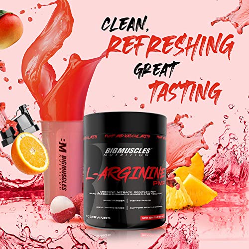 Image of Bigmuscles Nutrition L-Arginine PMP Powder & The Real Vitamin Advanced Multivitamin [30 Servings, Chocolate Flavoured] | & Ripfast 30 Servings | Fat Burner | Energy | Focus