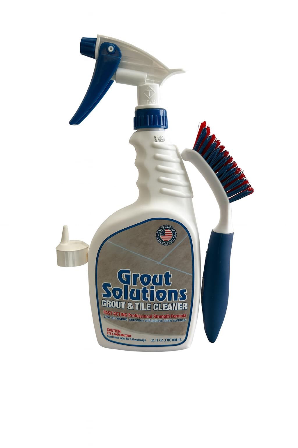 Professional-Grade Grout Cleaner for Tile Ceramic Porcelain Marble Acid-Free Formula for Safe Deep Cleaning and Stain Removal