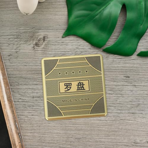 Brújula china Feng Shui POPETPOP de latón 14.5cm portátil miniatura 7