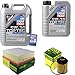 Produktbild QR-PARTS 69330936 Filter Set Inspektionspaket 6 Liter Motoröl Top Tec 4600 5W-30 MANN-FILTER Luftfilter Ölfilter