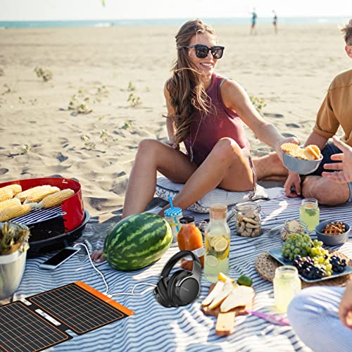 20W Small Usb Solar Panel Charger 15W Usb-A Pd2.0 Usb-C Foldable Portable Lightweight Etfe Power Emergency Panel Ip67 Waterproof Hiking Camping Backpacking For Phones Battery Packs Tablets Power Bank #TOP4