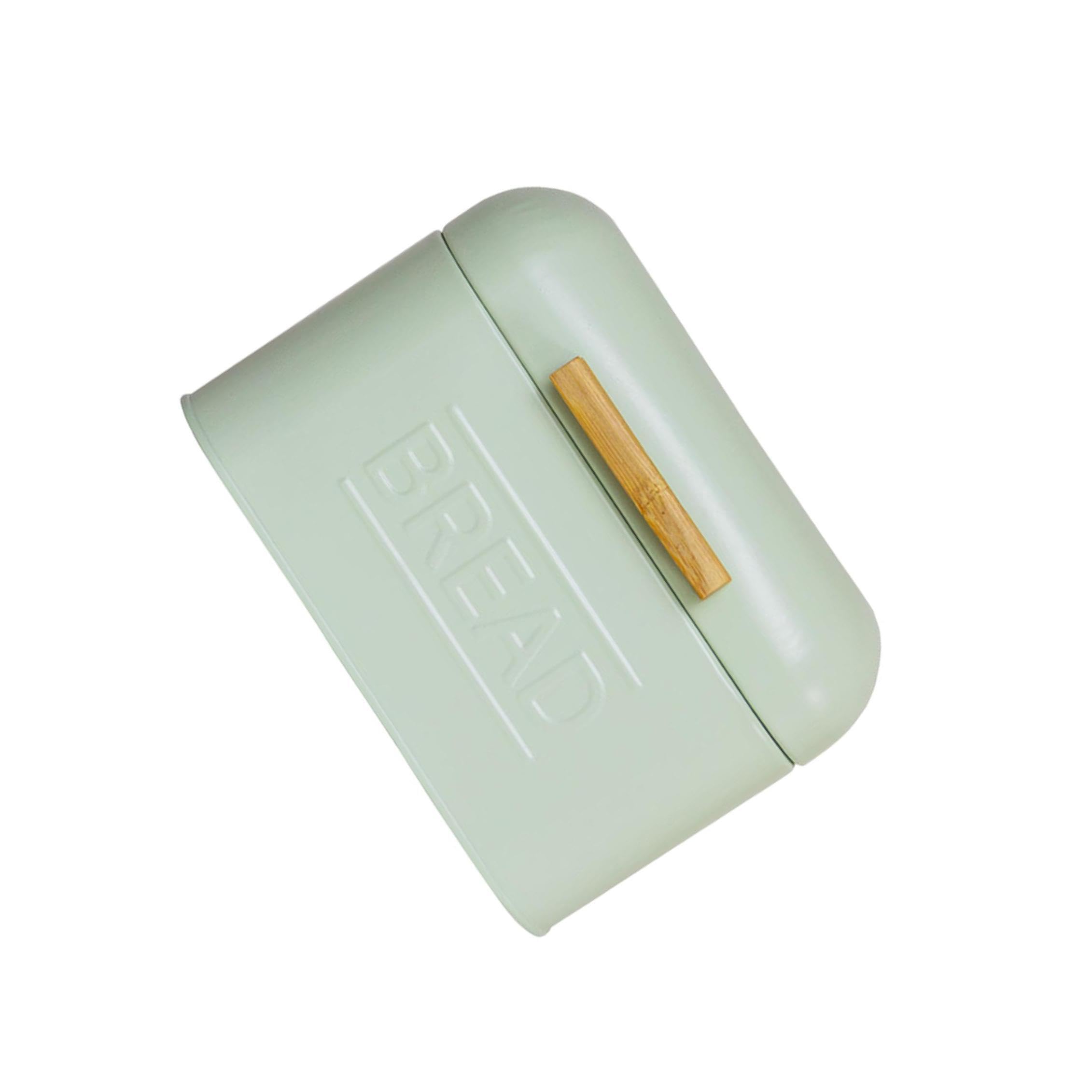 YIXANNX Essential Kitchen Iron Bread Box Promoting Orderliness While Keeping Breads And Pastries Fresh Iron Bread Storage Container Features Flip Opening, light Green, 20x20x14cm