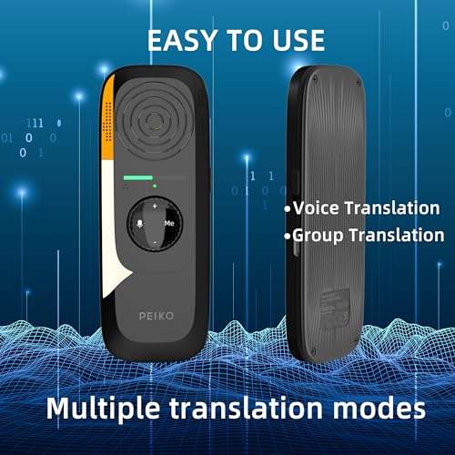 Language Translator Device,Two-Way Real-Time AI Voice Instant Translator,Mini Tech Gadgets,Support 75 Languages and 136 Accent Offline Translation,Learning Travel and Business Communications 6 Language Translator Device,Two-Way Real-Time AI Voice Instant Translator,Mini Tech Gadgets,Support 75 Languages and 136 Accent Offline Translation,Learning Travel and Business Communications - Image 4