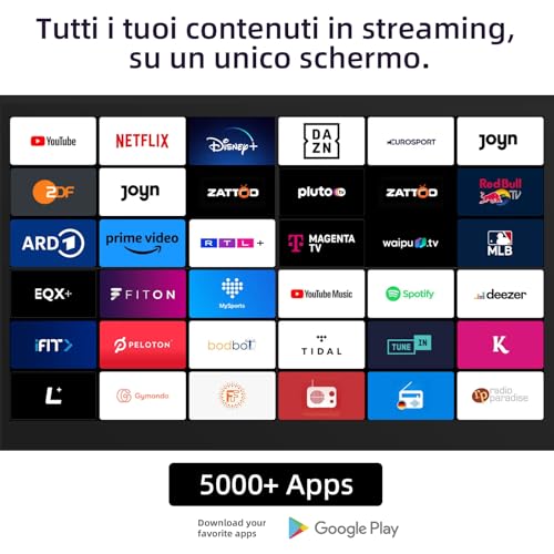 CHiQ U50QM8E 50" QLED 4K Smart TV med Google TV & Dolby Audio
