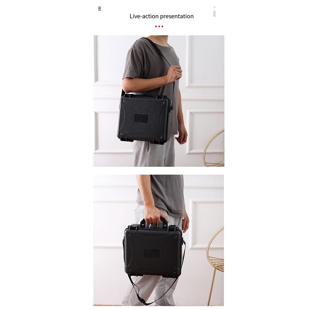 Estuche de almacenamiento, caja de seguridad, bolsa protectora para cámara panorámica A1 antigravedad, carcasa rígida ABS a prueba de explosiones, portátil de 33 x 28 cm, organizador de