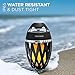 TikiTunes Portable Bluetooth 5.0 Indoor/Outdoor Wireless Speaker, LED Torch Atmospheric Lighting Effect, 5-Watt Audio USB Speaker, 2000 mAh Battery for iPhone/iPad/Android