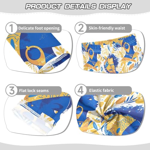 Beautiful African Woman Kids Baby Girls Athletic Leggings Stretchy Full Length Athleisure Pants Exercise3