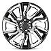 For 92-22 GMC Yukon 22 Inch Black With Chrome Inserts Aluminum Rim - OE Direct Replacement - Road Ready Truck Wheel