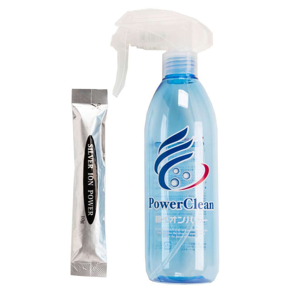 除菌消臭スプレー（水道水でつくる） Amazon.co.jp: 銀イオン パワー パワークリーン300 水道水で1年間