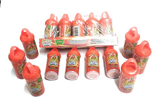 Lucas Muecas Mango Flavored Lollipop with Chili Powder Mexican Candy, 10 Pieces - Thumbnail 5