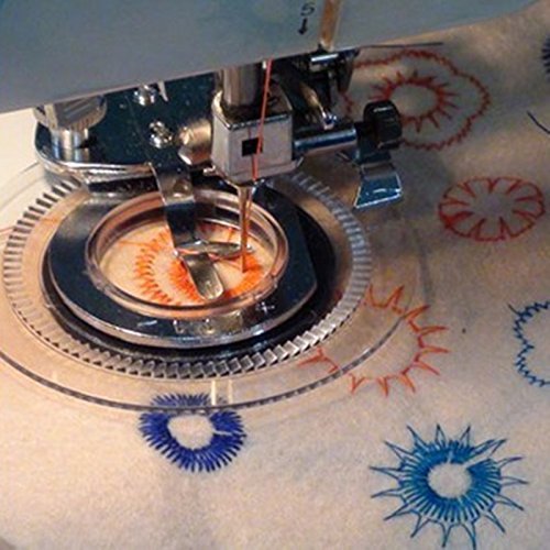 Pie prensatela decorativo universal para máquina de coser miniatura 2