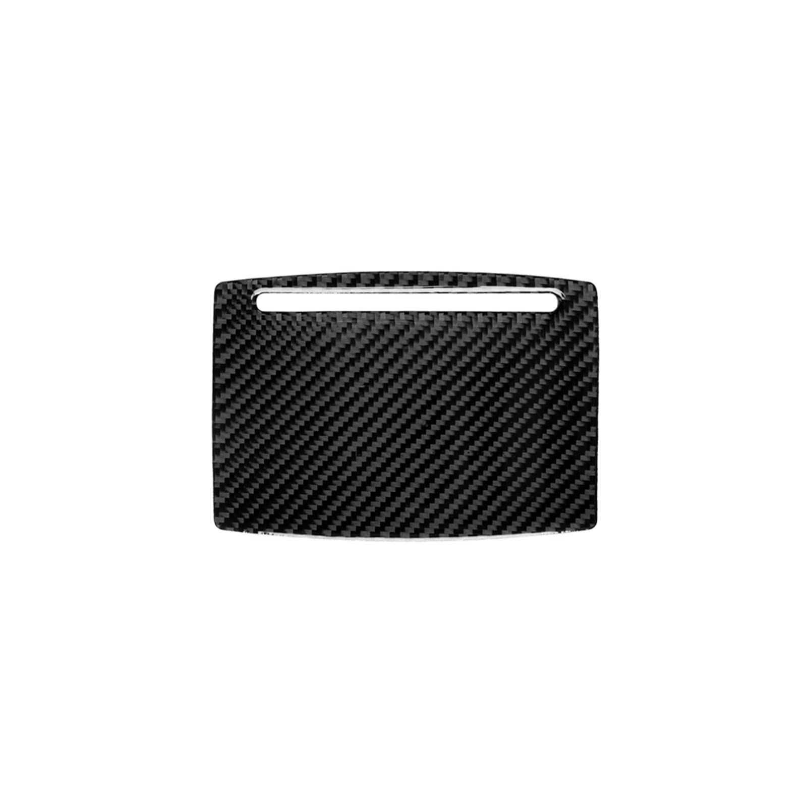 Wnętrze samochodu Panel kubka na wodę z włókna węglowego kalkomania pokrywa tapicerka pasuje do Audi A6 S6 C7 A7 S7 4G8 2012-2018 Auto akcesoria do wykończenia osłona naklejek zestawy