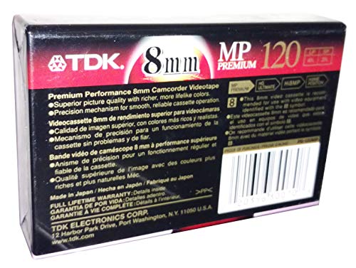Tdk P6120Mp 8Mm Mp Premium Video Tape #TOP1