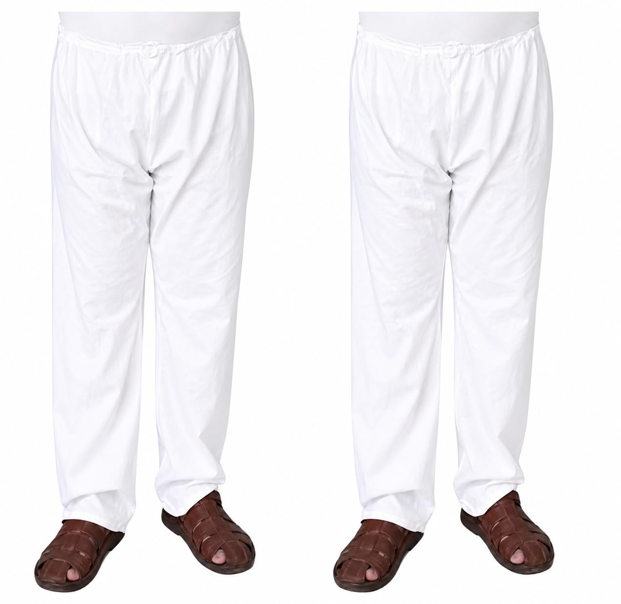 ramraj trends White Cotton Pyjama for Men - 100% Pure Lucknowi Naada Pajama-picture-17