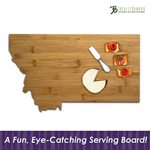 Totally Bamboo Montana State Shaped Serving & Cutting Board #TOP1