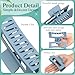 XunYee 90 Pcs Hair Clips Bulk Hair Claw Clips for Women Girls 4.1 Inch Large Rectangle Non-slip Square Strong Hold Jaw