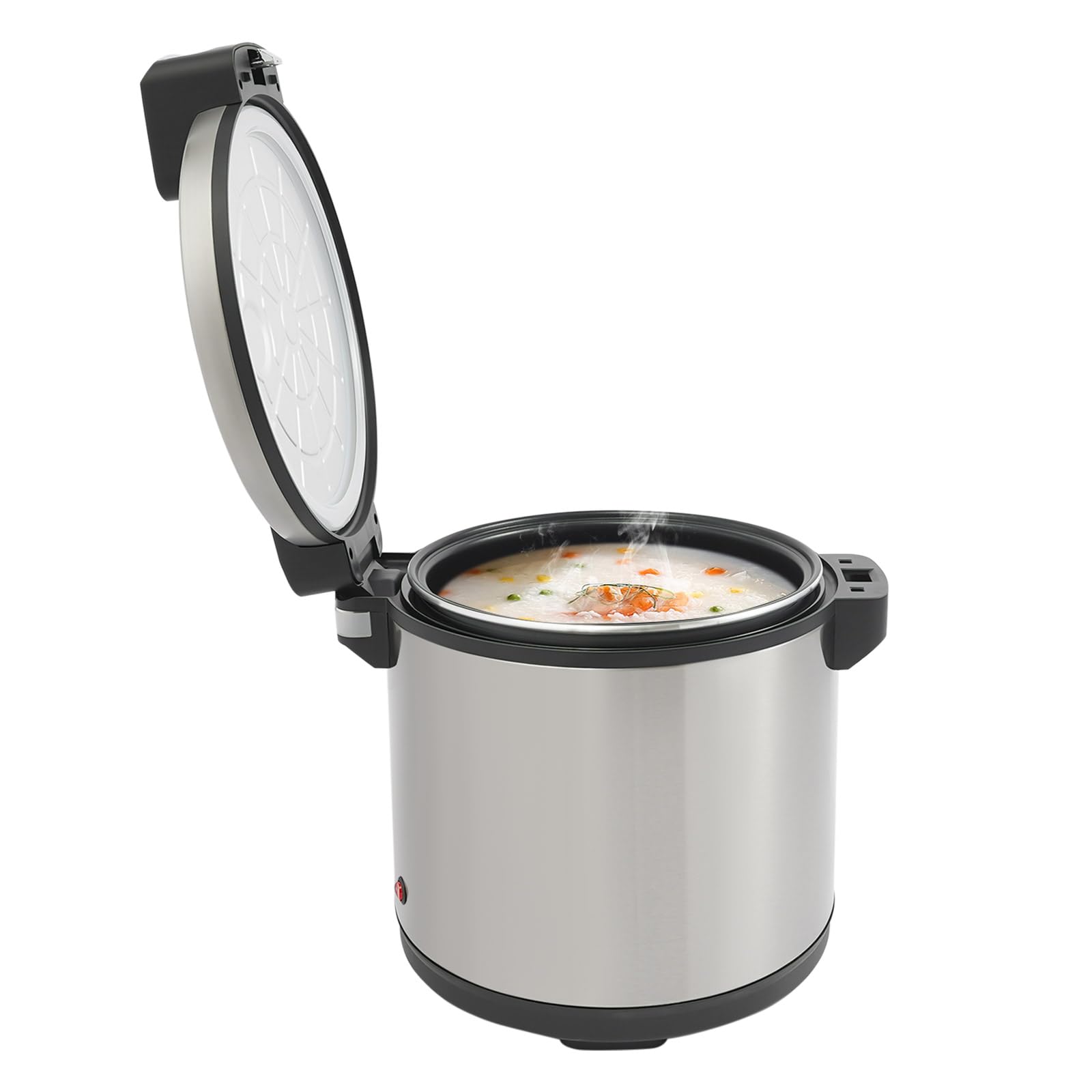 Commercial Rice Warmer, 110W Large Capacity Stainless Steel Rice Cooker Warmer with Non-Stick Pot, 19L/20QT Adjustable Temperature Soup Warmers for Parties, Festival Banquets, Catering