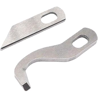 Knife Set for Gritzner Overlock 788 Sewing Machine 1 x Upper and 1 x Lower Blade Compatible with Dorina 710 Overlock New Life 1151 K New Life 1131 K for Precise Overlock Sewing
