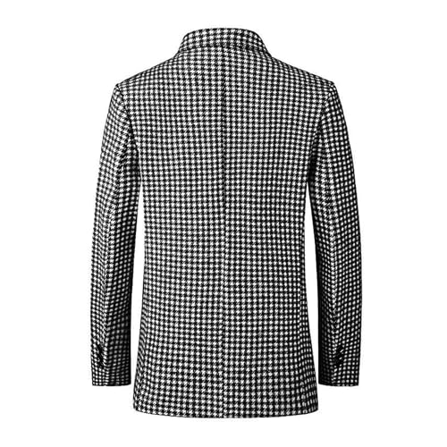 Men's Blazer Clasic Fit Plaid Suit Jacket Casual Sport Coats Notched Lapel Single Breasted Daily Blazer Sports Jackets2