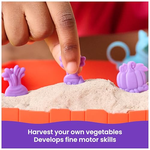 Image of Kinetic Sand Sandy Farm Set, Moldable Play Sand Sensory Toys, Ages 3+ | Create a Farm with a Rolling Tractor & Tools, 12oz Sand & Storage Case, Creative Open-Ended Play, Birthday Gifts for Kids