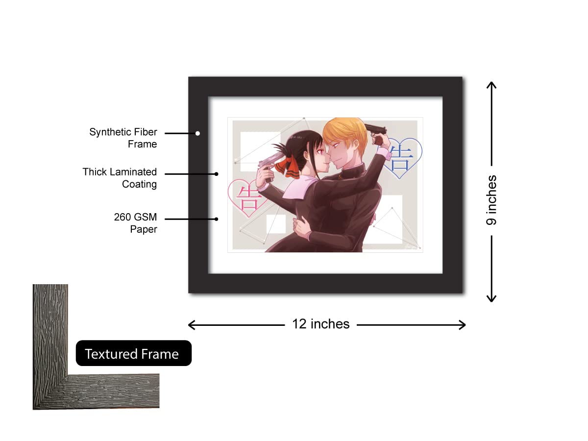 nene様 Kaguya Galaxy Frame Material Paper TenorArts Kaguya-Sama Poster Kaguya Shinomiya and Miyuki Shirogane