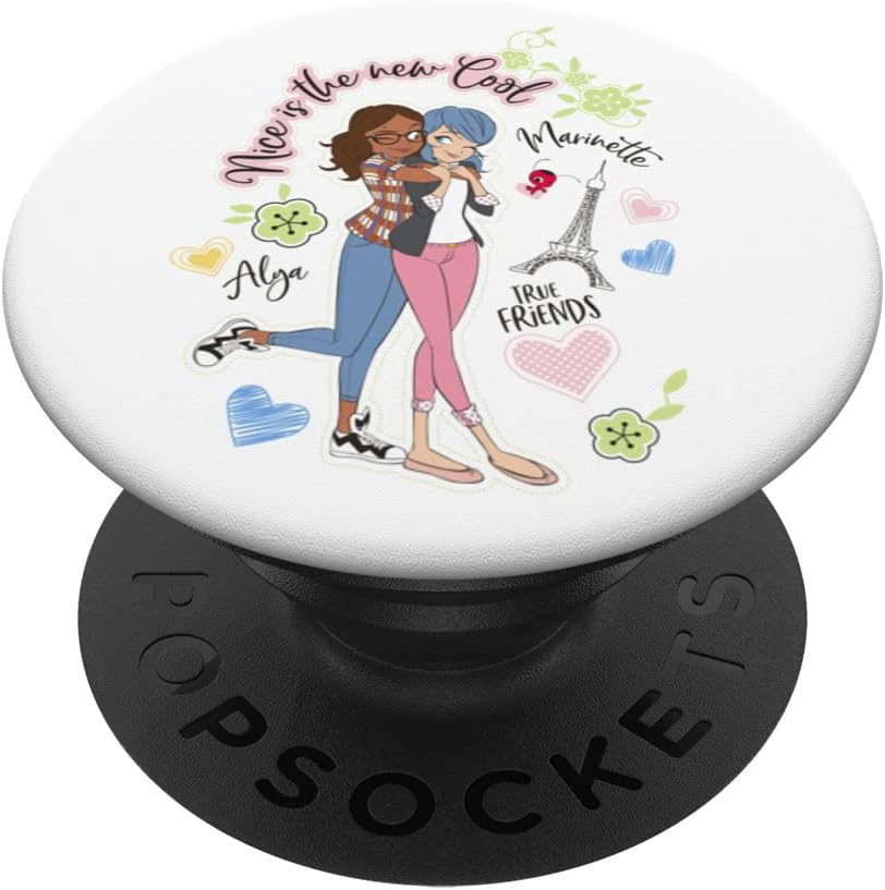 Miraculous Ladybug Charming Paris Alya & Marinette besties PopSockets Swappable PopGrip