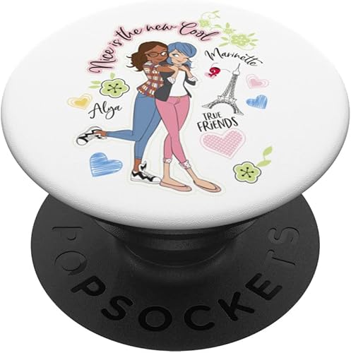 Miraculous Mariquita encantadora París Alya & Marinette mejores amigas PopSockets intercambiables PopGrip