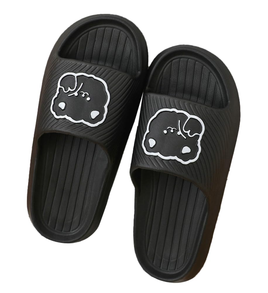 Hzxsny Unisex Kawaii Slipper Animal Slides Slippers for Women Men Cute Cartoon Slippers Comfy Cloud Slippers Sandals Shower Shoes
