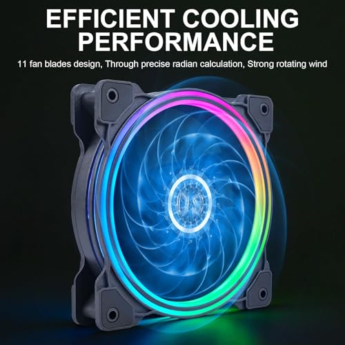 Ventilador de refrigeración DS Wire Lighting para evitar sobrecalentamiento en carcasas de PC 2